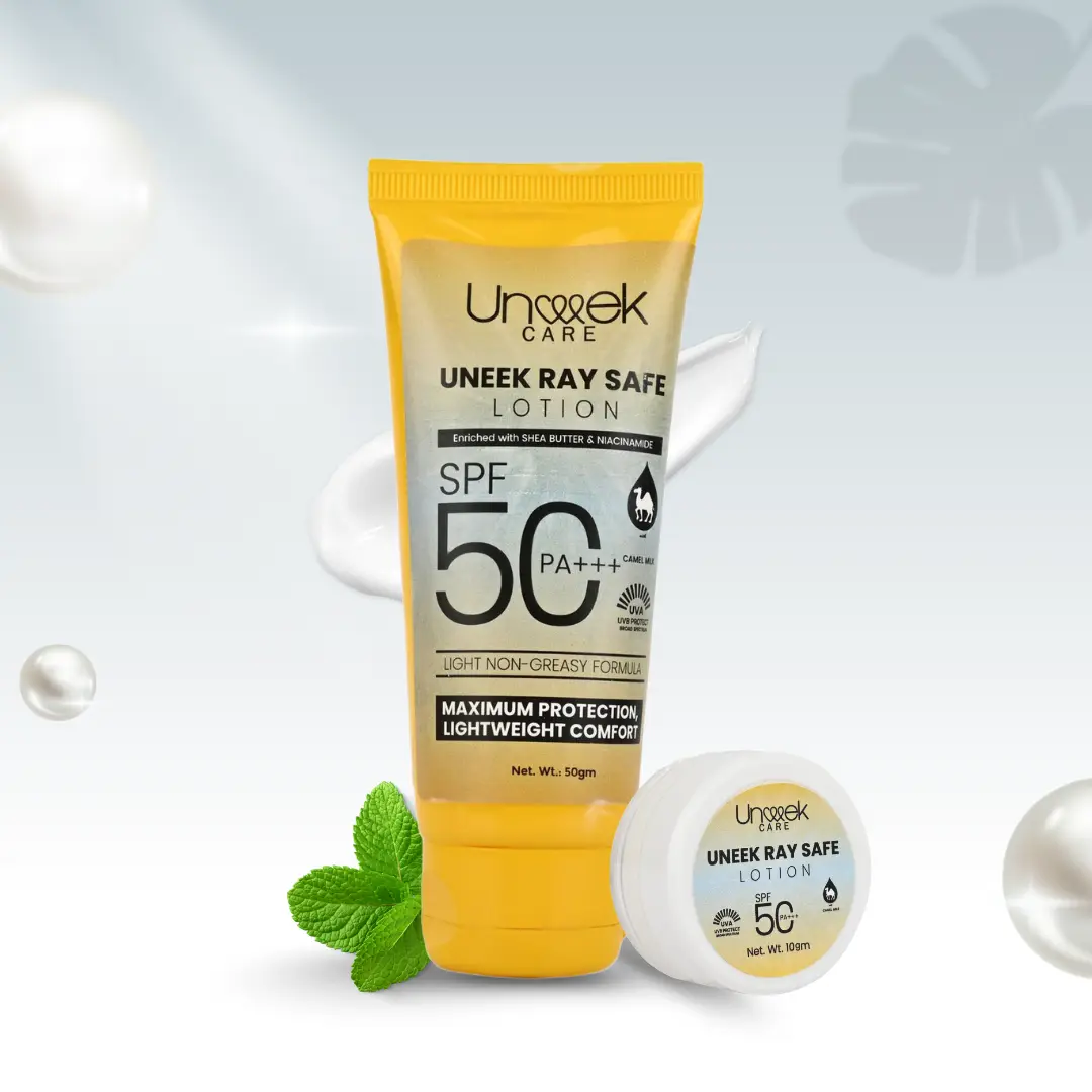 Ray Safe Lotion, front of pack